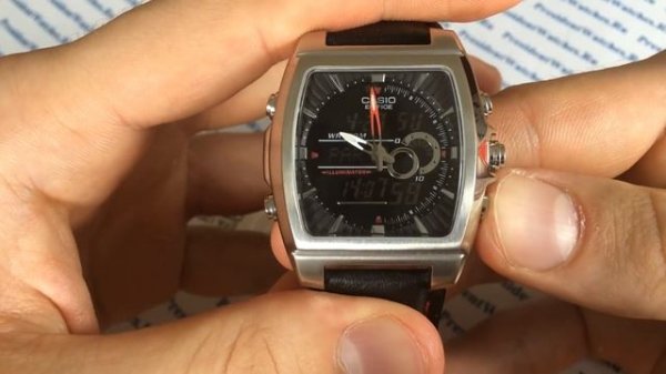 инструкция по настройке Casio EDIFICE EFA-120L-1A1 - видео от Watch-Forum.Ru