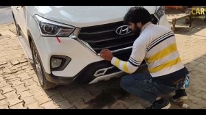 Hyundai Creta  Abs Bumper Guard Full installation video Front & Rear