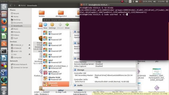Configuring VirtualBox Guests to access USB Devices on Ubuntu Host смотреть онлайн