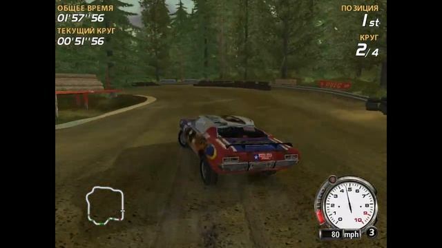 flatout 1 Bullet track Finchley Trial Run (no voice) смотреть онлайн