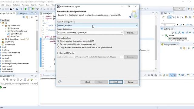 How to create an Executable Jar File in Eclipse with a Java Application смотреть онлайн