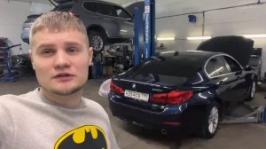 BMW 5 G30 ремонт ЕГР сажевый радиатор