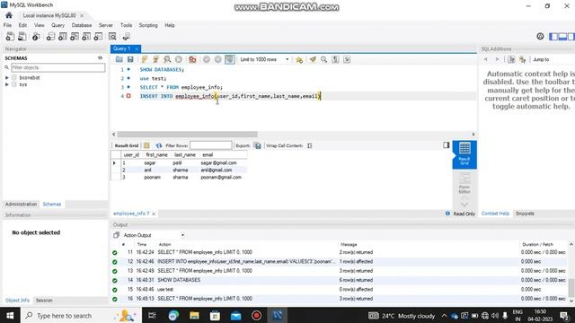 How to insert data into existing MYSQL database table using workbench and queries смотреть онлайн