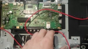 Sony KDL 40R483B. Мигает 6 раз, не включается, три раза пишет сони и все. С новой подсветкой.