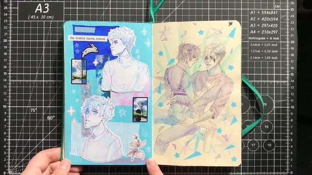 •Обзор на скетчбук 2022 года?( часть 1)• смотреть онлайн