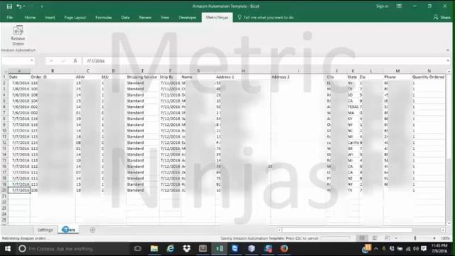 Amazon Seller Central order details and information into excel workbook (automated) смотреть онлайн