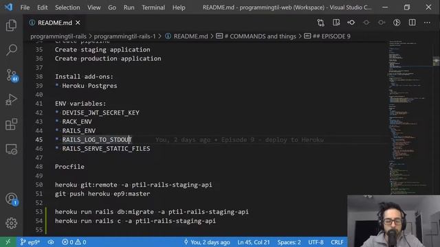 Creating a pipeline and staging environment in Heroku with Ruby on Rails смотреть онлайн