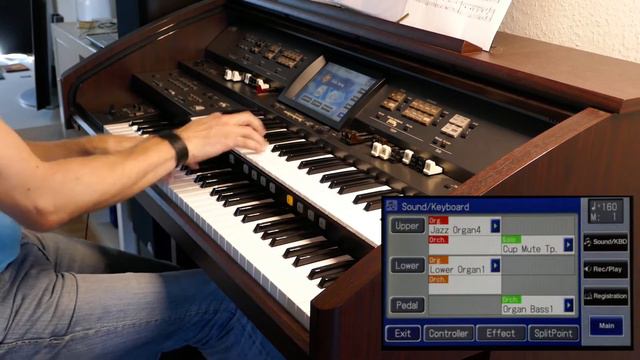 The Bare Necessities - on Roland AT500 organ смотреть онлайн