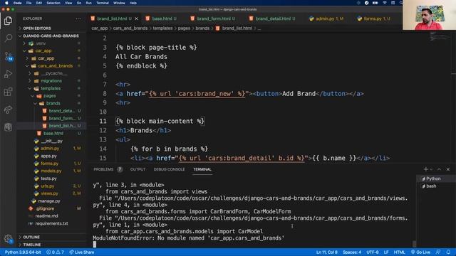 W7D3: Django Cars & Brands Review (1 of 2) смотреть онлайн