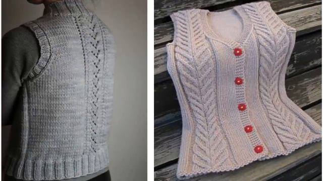 Вязаная безрукавка. Выпуск 26