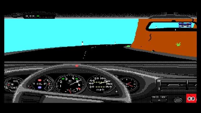 1987 DOS Test Drive Game Porsche 911 Turbo смотреть онлайн