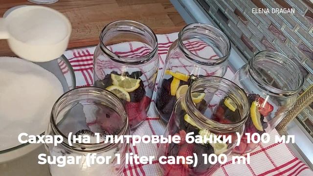 Просто залила кипятком и все! Обалденно вкусный, ароматный компот из клубники и шелковицы! смотреть онлайн