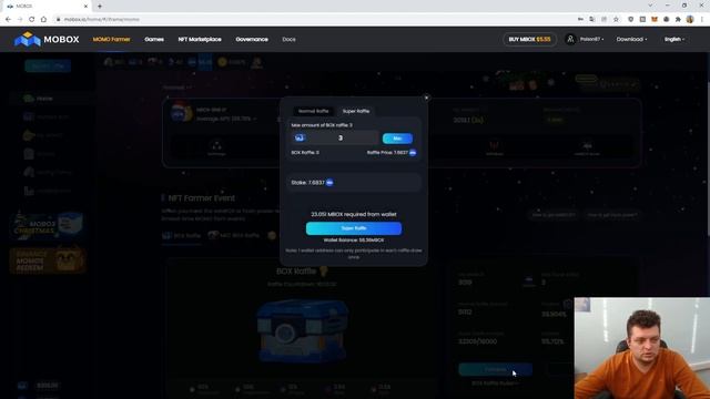 Mobox Участие в лотерее через СТЕЙКИНГ! смотреть онлайн