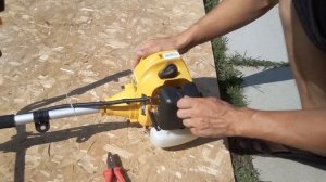 Разобрал триммер Huter.Профилактика