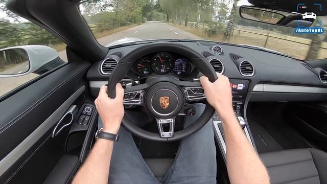 Porsche 718 Boxster REVIEW POV Test Drive By AutoTopNL