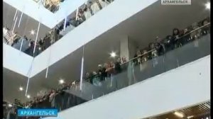 В Архангельске открыли крупнейший в регионе торгово развлекательный комплекс 'Титан арена'