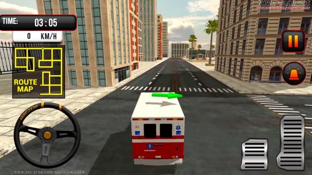 Ambulance City Rescue Driver Simulator - 911 Emergency Transport Driving - Android GamePlay смотреть онлайн