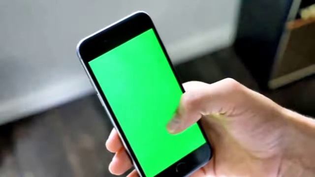 Футаж с телефоном ➡️Зелёный фон смотреть онлайн