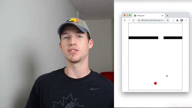 Javascript Falling Ball Game Tutorial смотреть онлайн