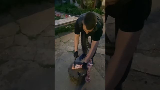Кованные топор ТМР-топор малый разделочный. Топор для кухни. Сталь ударная кованная смотреть онлайн