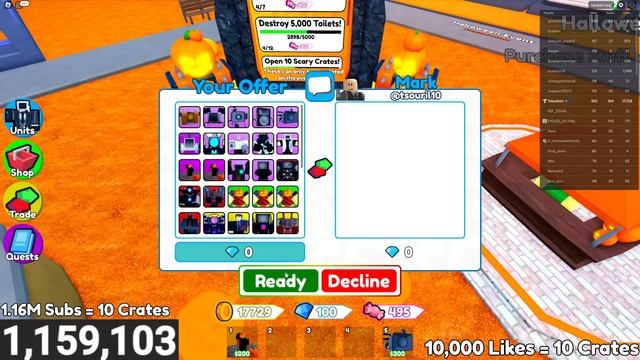 ? EPISODE 67 (PART 1) UPDATE in Toilet Tower Defense ? Live Stream смотреть онлайн