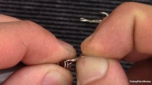 Как раздвинуть заводное кольцо и заменить крючок на воблере. HD