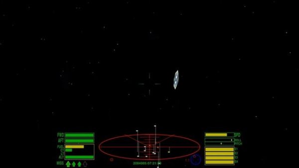 Oolite - Elite clone for PC (First combat encounter)