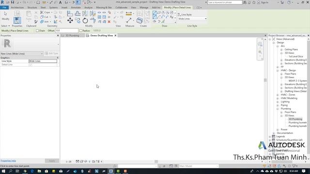 Hướng dẫn sử dụng Revit MEP 2019 | Bài 53: Drafting View смотреть онлайн