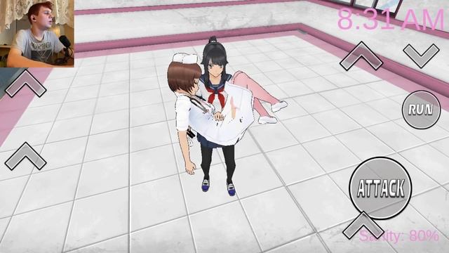 Настоящий яндере симулятор на телефон?! Yandere Chan Simulator / Yandere Simulator смотреть онлайн