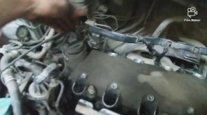 замена прокладки клапанной крышки и свечей на honda fit