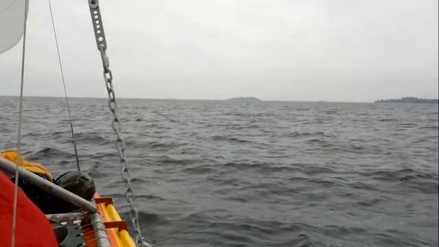 Разборной парусный катамаран на озере Онега смотреть онлайн