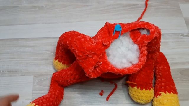 Игрушка из пряжи Долфин,велюр. Рекомендации для улучшения вязального процесса из данной пряжи! смотреть онлайн