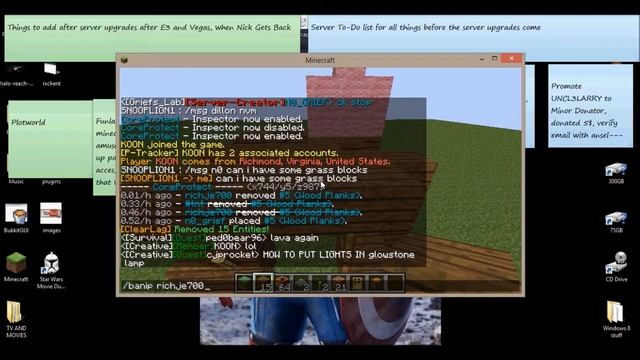 Minecraft Core Protect Tutorial смотреть онлайн
