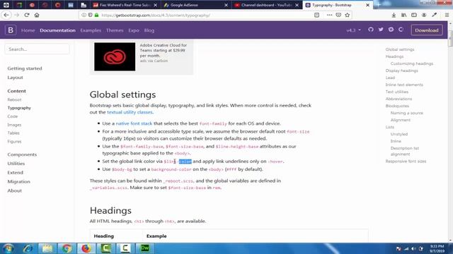 Bootstrap4 Typography|Part-1,Lec-13|Bootstrap 4 tutorials for beginners in Urdu/Hindi| смотреть онлайн