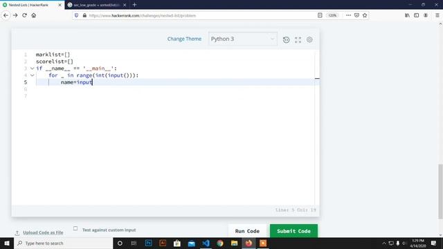 Python Challenge 9 || Nested List || HackerRank Solution || Coding Planet смотреть онлайн