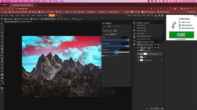 Photoshop Lesson 2 with ONLINE Photopea tool смотреть онлайн