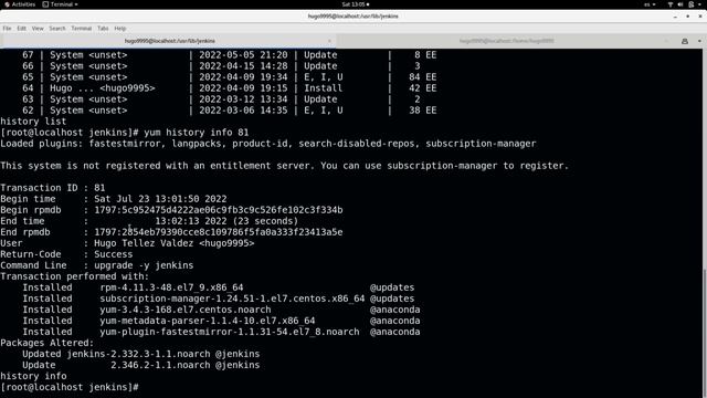 Jenkins rollback to previous version by using yum english смотреть онлайн