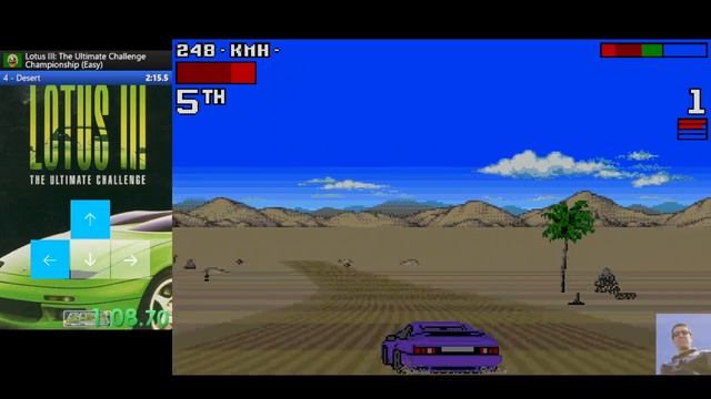 Lotus III The Ultimate Challenge - Easy Track 4 - Desert - 2'15.3 - World Record WR смотреть онлайн