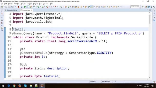 Object Relational Mappings in Spring Data JPA in Spring Boot смотреть онлайн