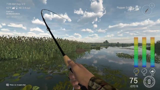 Fishing Planet PS4 - Florida - Unique Largemouth Bass on Popper смотреть онлайн