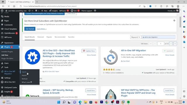All In One WP Migration WordPress Plugin Tutorial 2022 | Backup & Migration (Step-by-Step) смотреть онлайн