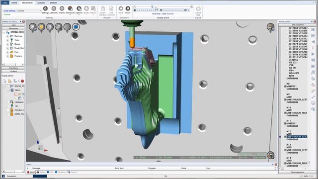 MAZAK VARIAXIS Machine Tool CNC Simulation with NCSIMUL смотреть онлайн