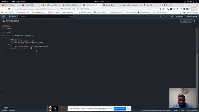 create an s3 bucket using python boto3 смотреть онлайн