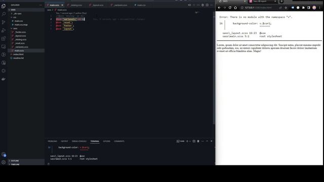 SASS - entendendo @use e @forward (tutorial #4) смотреть онлайн