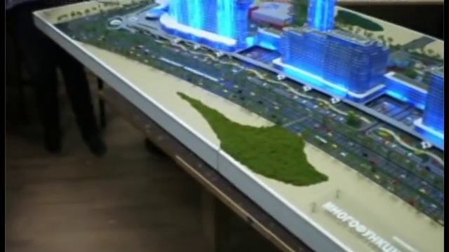 Лебяжий Минск макет застройки района VivaScaleModels.com смотреть онлайн