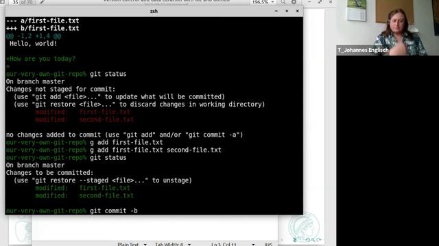 Version control and data curation with Git and GitHub смотреть онлайн