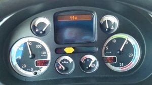 Даф 105 автомат:переключение под гору