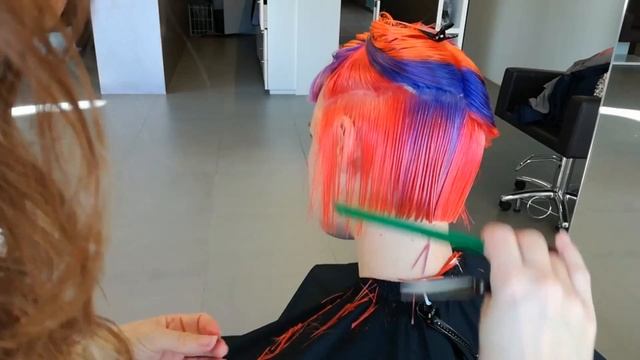 BOB HAIRCUT (box Bob) - Tutorial By SANJA KARASMAN