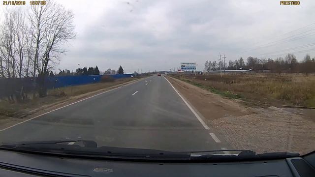 Разгонная полоса у Струнинского поворота 20191021 160506 смотреть онлайн