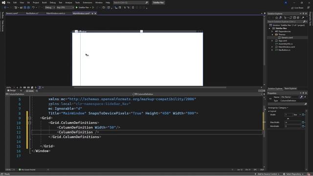 Sidebar Navigation In WPF смотреть онлайн